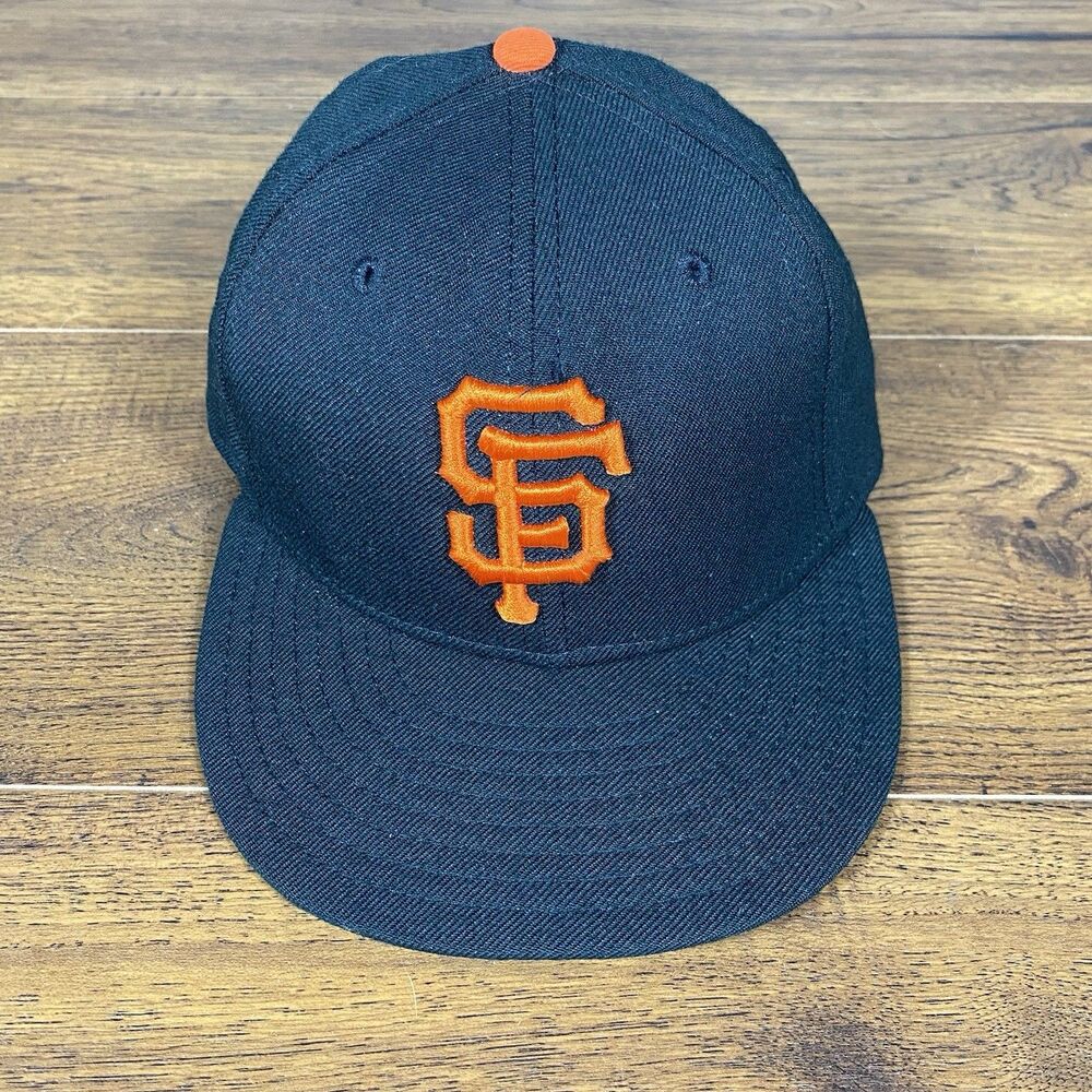 Vintage San Francisco Giants Hat New Era 7 Authentic Collection Wool‎ MLB 5950
